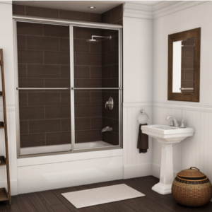 custom shower doors framed tub slider
